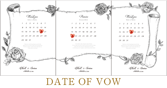 DATE OF VOW