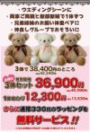 体重ベア ココット3体セット