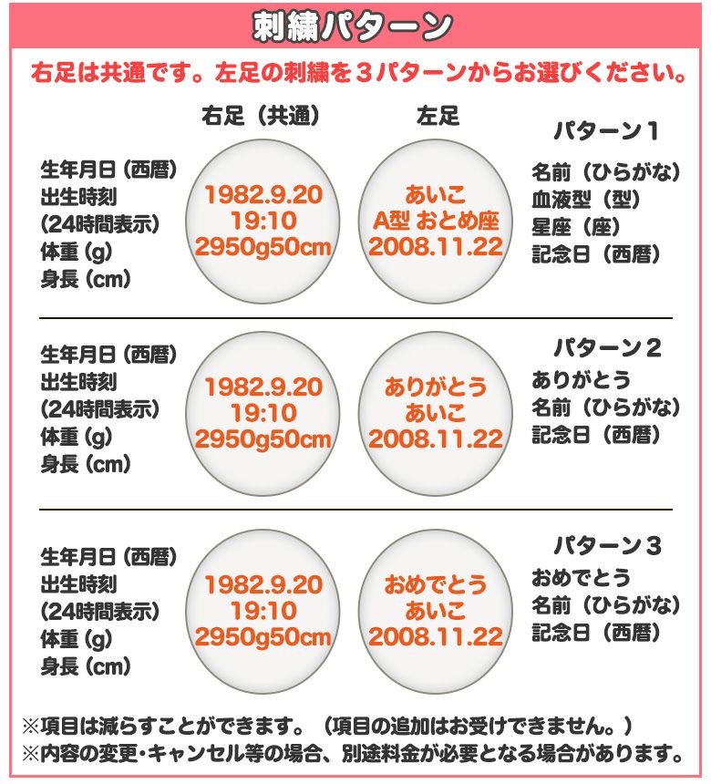 ミッフィー ウェイトドール/ベビータイプの刺繍パターン