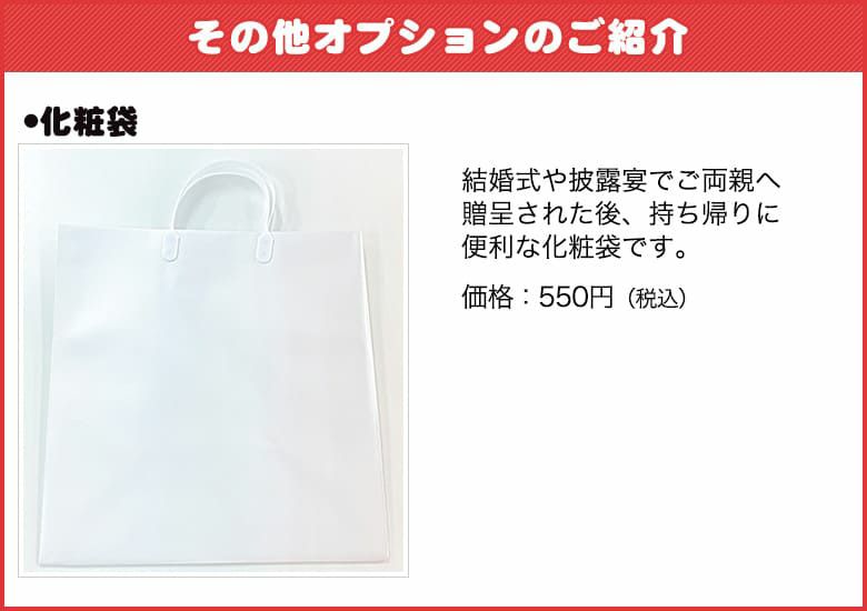 身長体重ベアTWの持ち運び用化粧袋