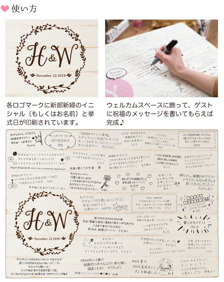 ハッピーメッセージボードの商品詳細