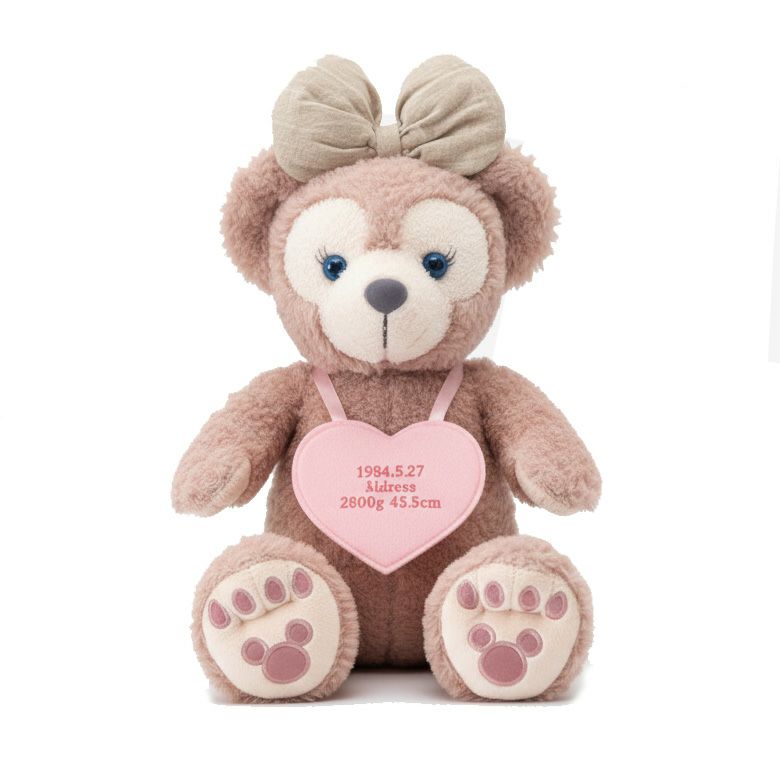 ダッフィー＆シェリーメイ ウェイトドール：お手持ちのぬいぐるみを