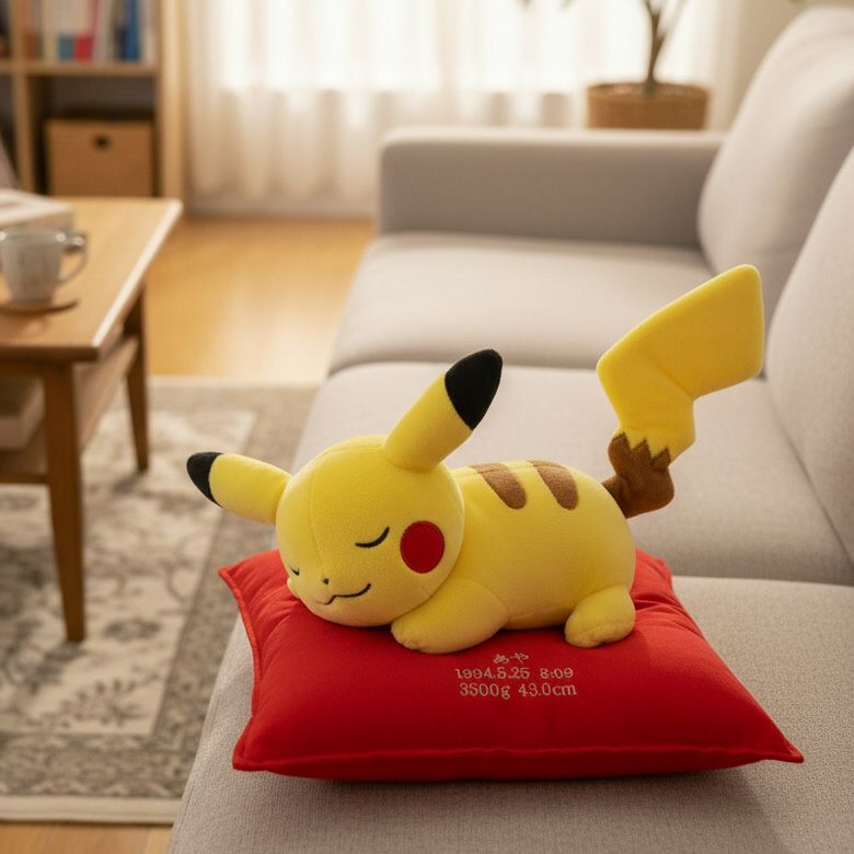 おねむりピカチュウのウェイトドール