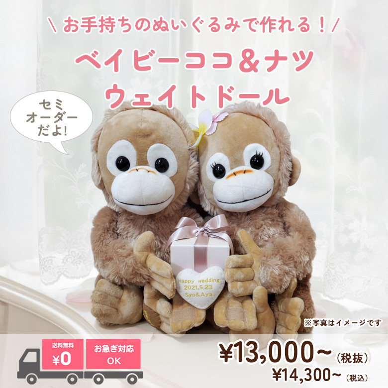 ベイビー ココ&ナツ ココナッツ ぬいぐるみ 2点