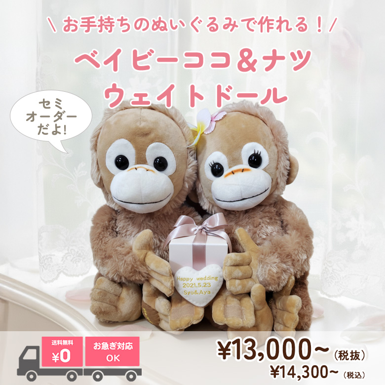 ベイビーココ＆ナツのウェイトドール