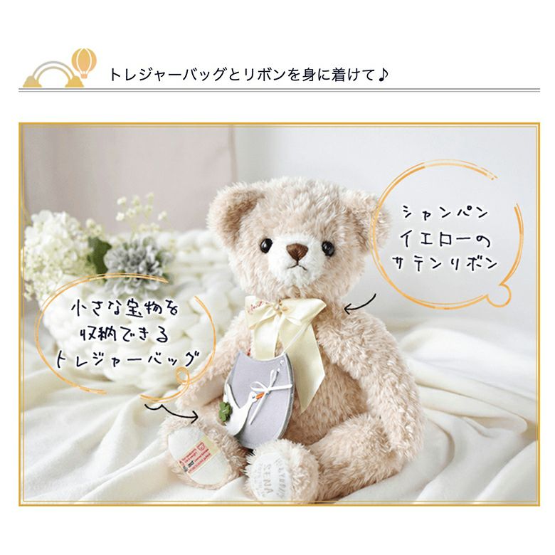 トレジャーバッグとリボンを身に着けて♪